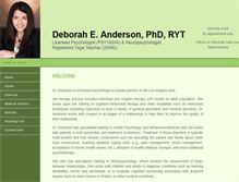 Tablet Screenshot of drdeborahanderson.com